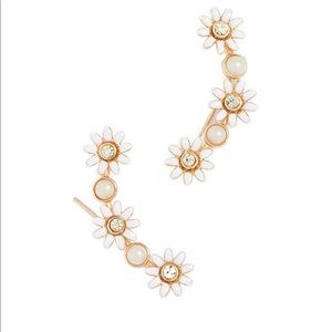 Kate Spade Loves me loves me not ear pins